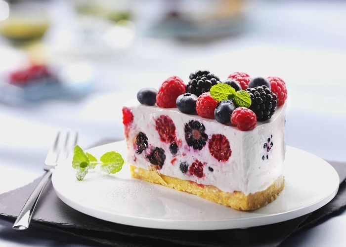 Bánh cheesecake Anh: Món ăn bắt mắt 