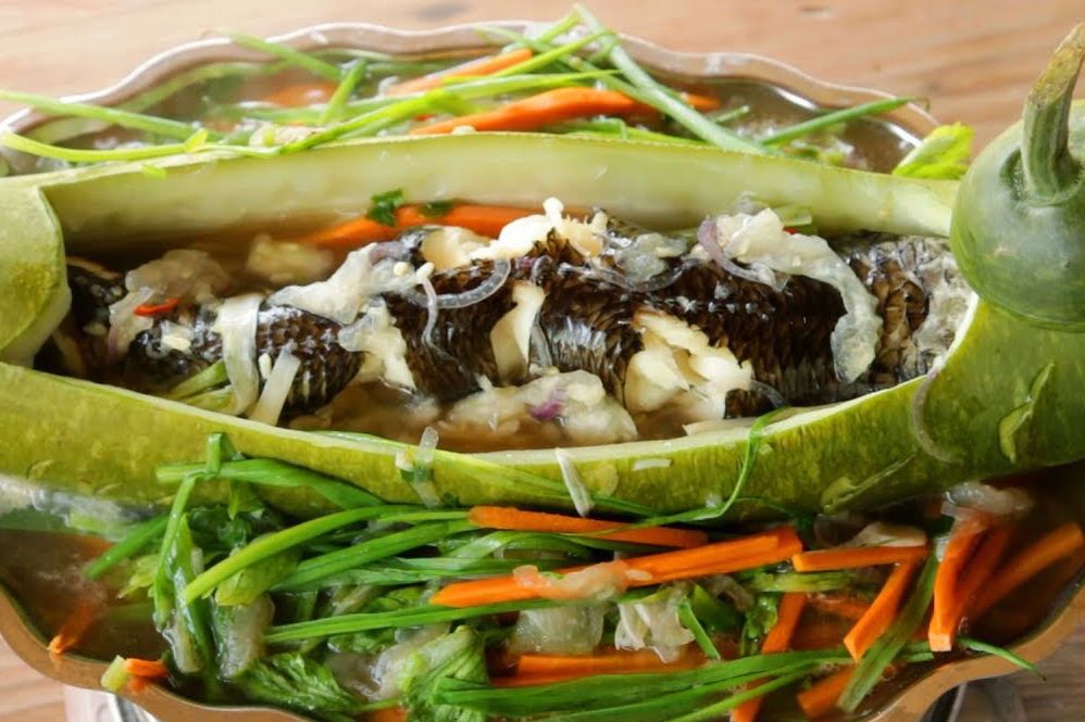 Cá lóc đồng hấp bầu – món ăn từ dân dã đến đặc sản nhà hàng